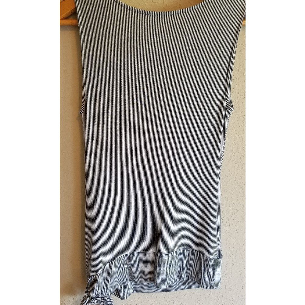 Ann Taylor Navy Striped Top - Picture 5 of 6